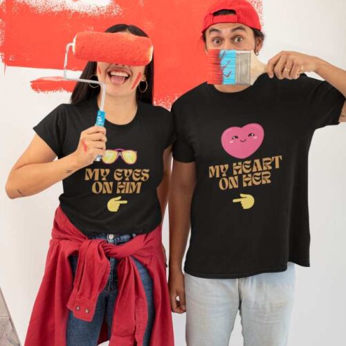 My Eyes on Him (Set of 2 T-Shirts)