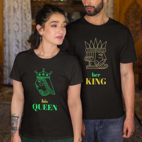 His Queen Her King (Set of 2 T-Shirts)