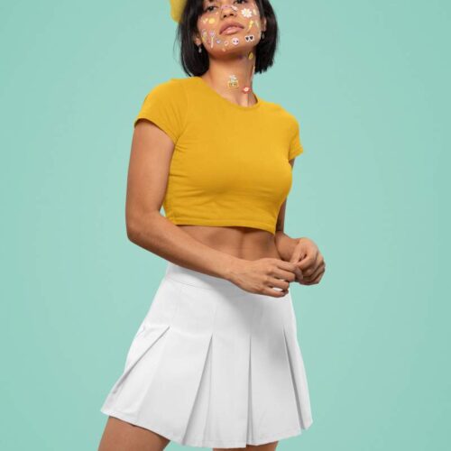 Crop Top  Golden Yellow