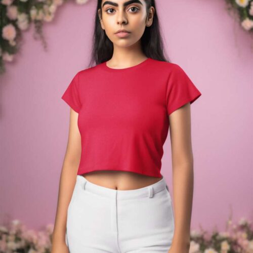 Crop Top Red