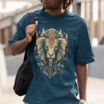 90-Boho-Lion-Power-Oversize-Navy-Blue