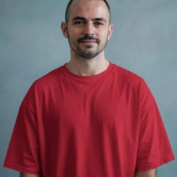 Oversize T-Shirt Red Plain