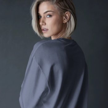 Oversize T-Shirt Steel Grey Plain