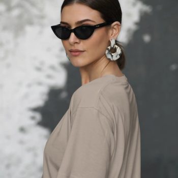 Unisex Oversize Premium Plain Beige