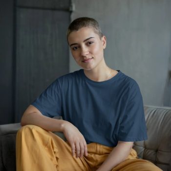 Unisex Oversize Premium Plain Navy Blue