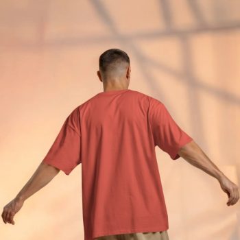 Unisex Oversize Premium Plain Red
