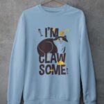 546-I-M-Clawsome-White