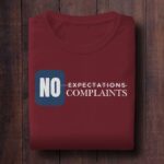 640 No Expectation No Complaints Black