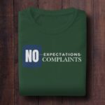 640 No Expectation No Complaints Black