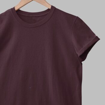 Men Regular Fit Plain Burgandy