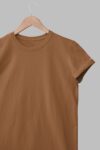 Men Regular Fit Plain Chocolate Brown