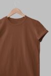 Regular Fit Plain Coffee Brown