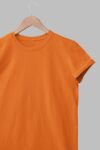 Regular Fit Plain Orange