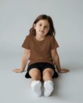Kids Regular Fit Coffee Brown