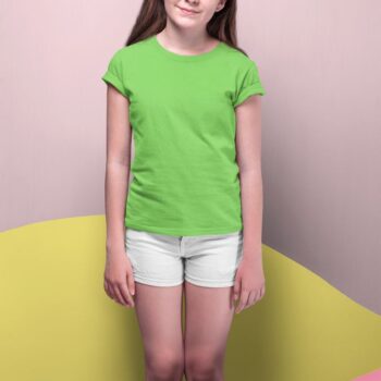 Kids Regular Fit Liril Green
