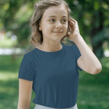 Kids Regular Fit Navy Blue