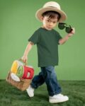 Kids Regular Fit Olive Green