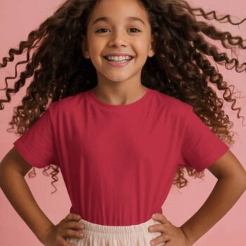 Kids Regular Fit Red