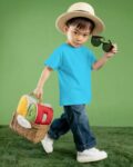Kids Regular Fit Sky Blue