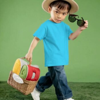 Kids Regular Fit Sky Blue